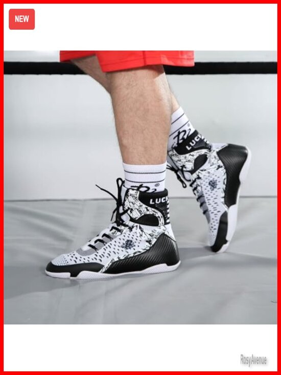 Lightweight High-Top Boxing Shoes with Ankle Support for Training main image 4